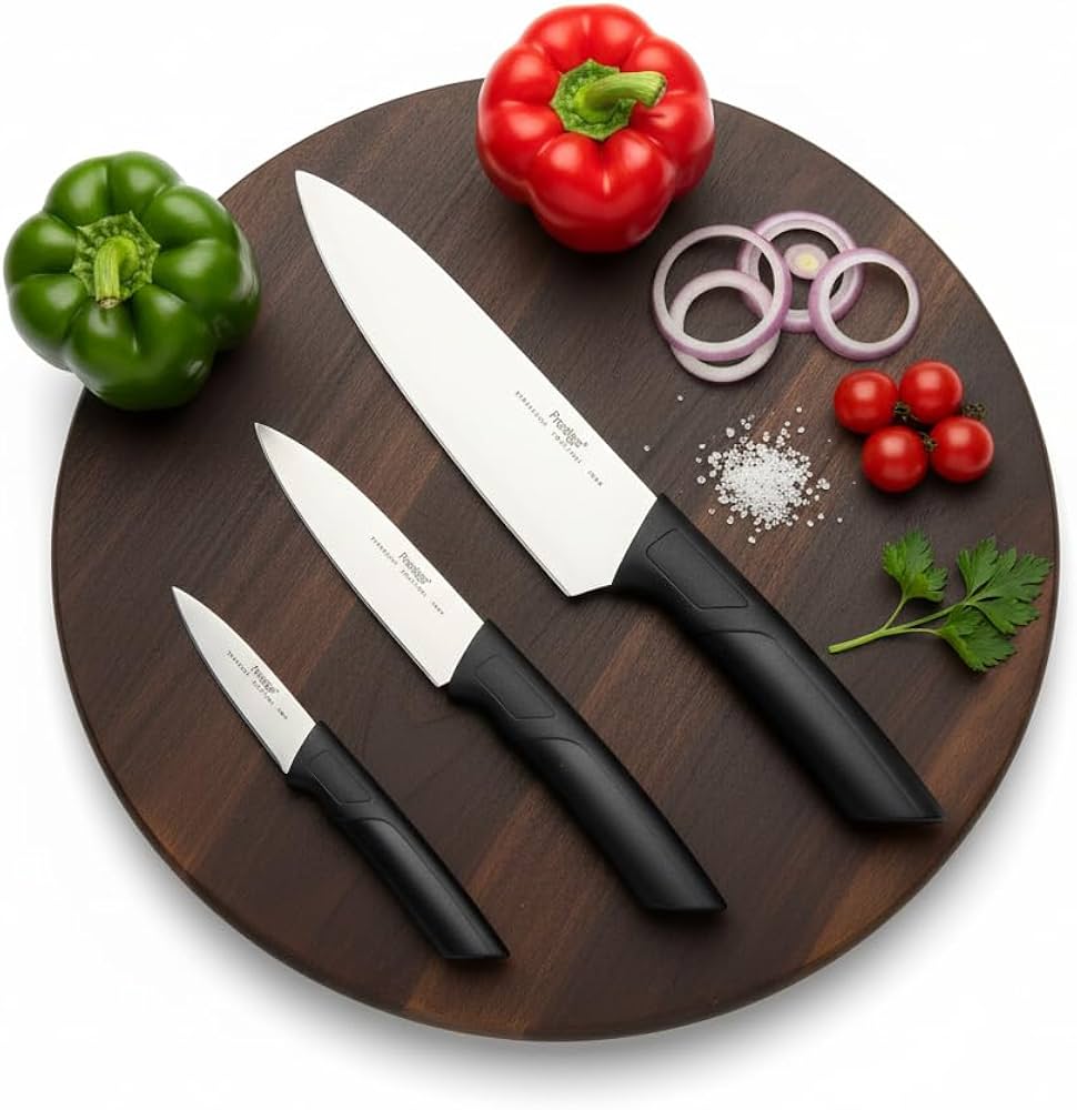 Prestige Stainless Steel Knife Set 3pc