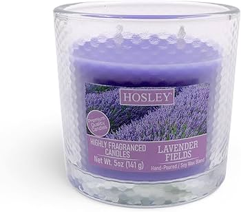 Hosley Scented Jar Candle Lavender 300g