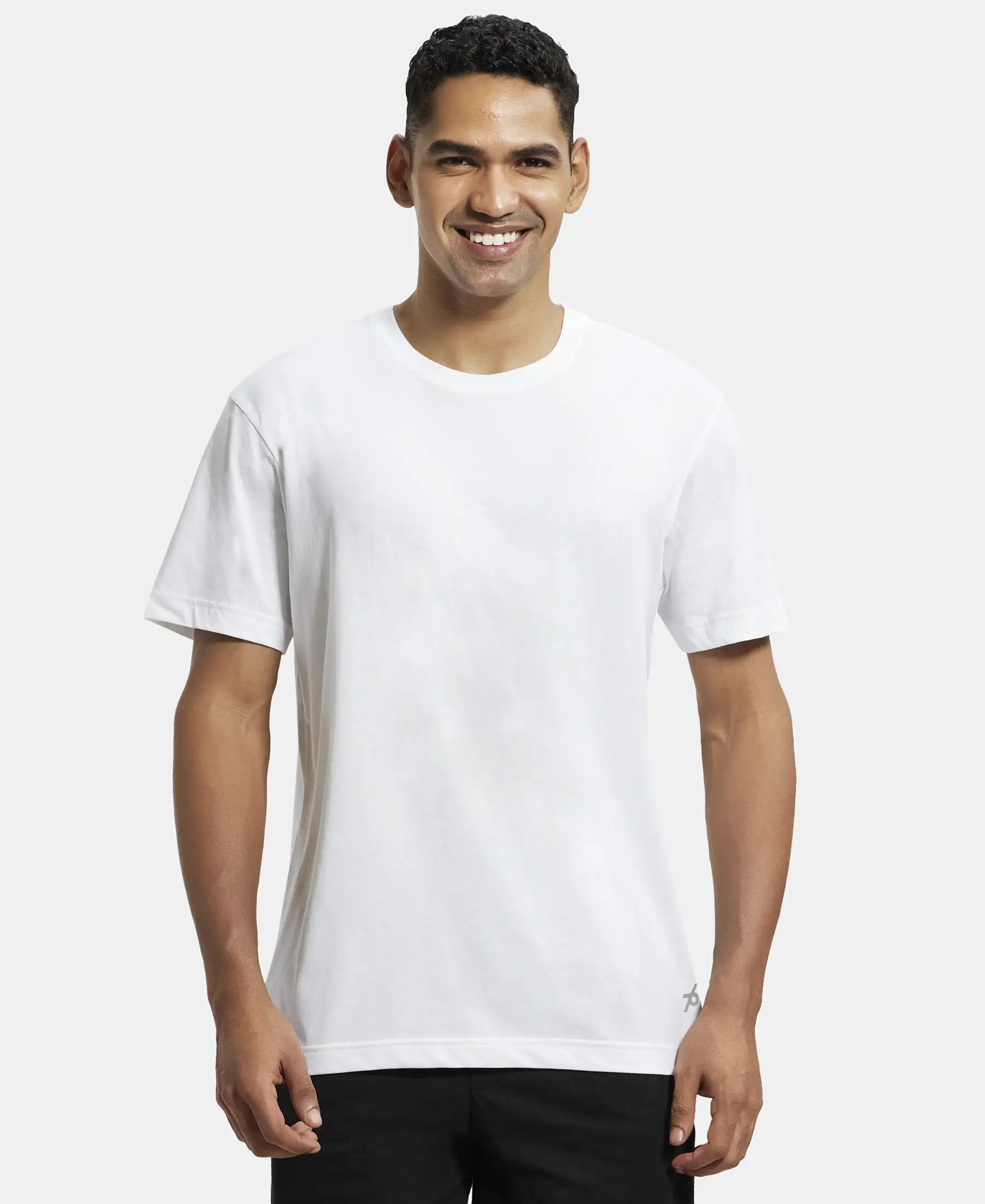 Jockey Men's Crew Neck T-Shirt White M